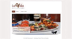 Desktop Screenshot of lavidarestaurant.com.au